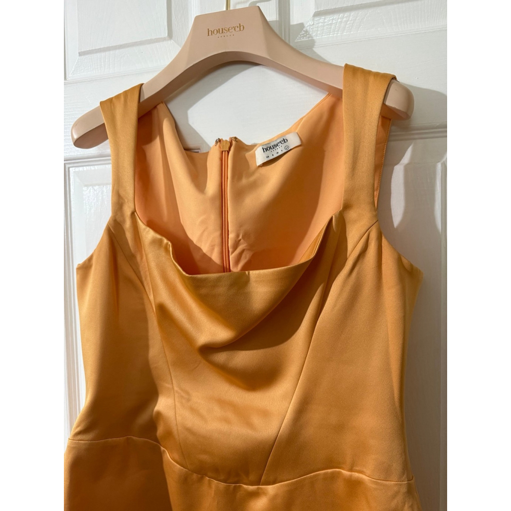 House of CB Mustard Yellow Mini Dress - Picture 8 of 9
